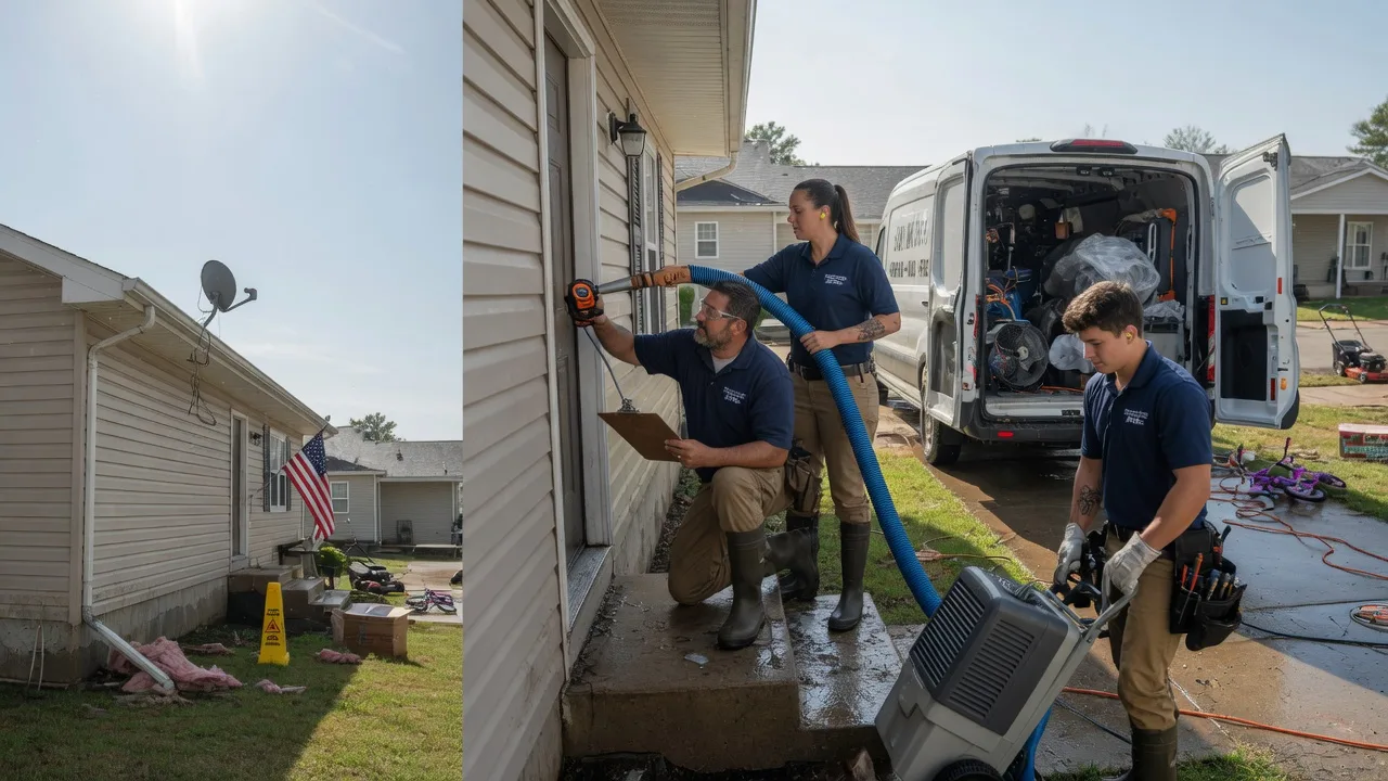 Ceiling Water Damage Restoration in Vidalia, GA near me
